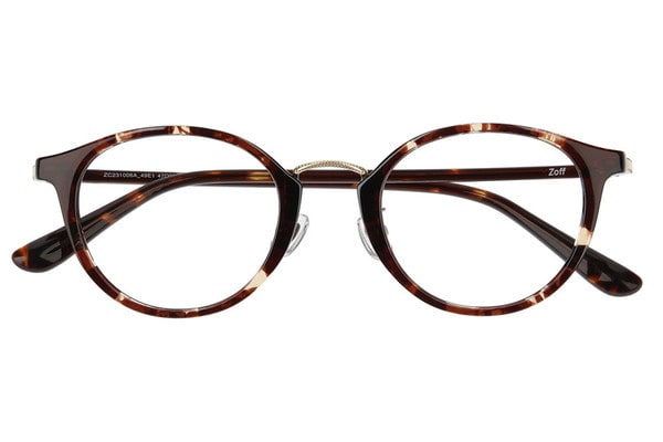 ボストン・ブラウン(デミ柄)のメガネ